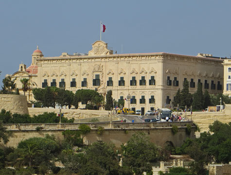 Auberge de Castile in Valetta Malta
