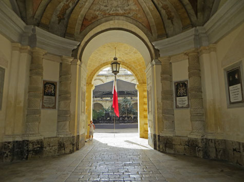 Presidential Palace in Valletta Malta
