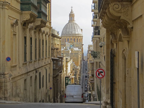Carmelite Church in Valletta Malta