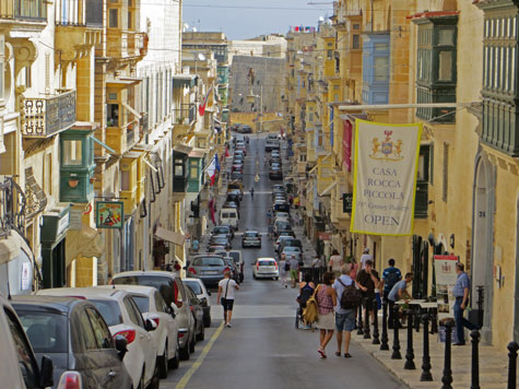 Downtown Valletta Malta