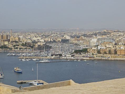 Marsamxett Harbour in Malta